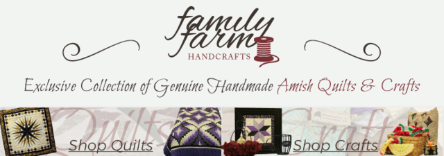 Exclusive Collection of Genuine Handmade Amish Quilts & Crafts.
