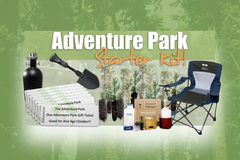 The Adventure Park Starter Kit is for laughs-- For those who want to "get real" more affordable gifts await on the Park's website