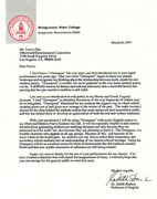Bridgewater College Professor Judith Stanton's Grumpuss Letter that set it all in motion