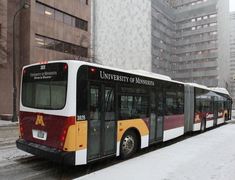 University of Minnesota transit bus