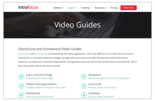 Intrafocus announces a new step-by-step video guide library for Version 3 of QuickScore and Scoreboard