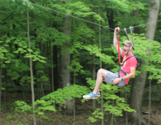 12 zip lines, 7 courses, 3 levels, and loads of fun!