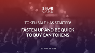 Solve.Care Token Sale Ends April 15