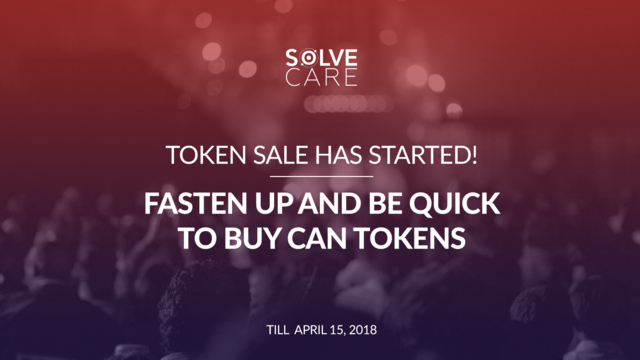 Solve.Care Token Sale Starts March 31