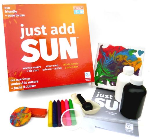 Just Add Sun, the new solar science and craft kit from Griddly Games