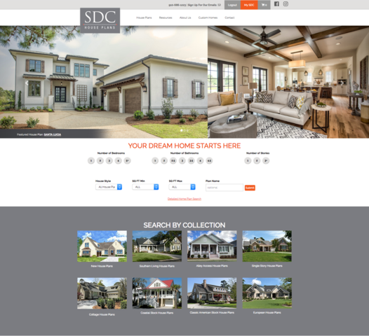 SDC House Plans home page