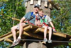 With Father's Day coming up, a shared climb and zip line together might be the perfect way to celebrate the day.