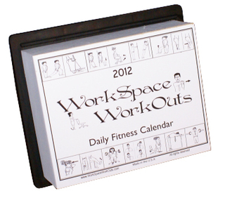 Naperville Physical Therapy owner Designs Exercise Calendar for Workspace