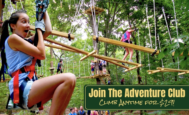 Members of the new Adventure Club enjoy discounted tickets and other benefits at The Adventure Park.