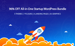 Save 96% on the All-in-One Startup WordPress Bundle