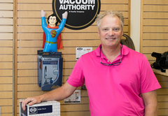 Russell Gay, President of Vacuum Authority stores, helped to conceptualize the partnership between Vacuum Authority, Simplicity Vacuums and the Jill's Wish Breast Cancer Foundation.