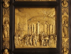 The Porta Del Paradiso, a gilded bronze renaissance masterpiece was one of the first artworks to be cleaned by laser cleaning