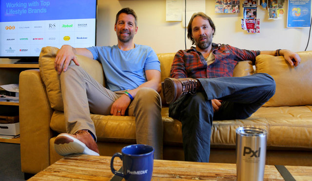 PixelMEDIA Co-Founders: Erik Dodier, CEO (left) and Thomas Obrey, CTO (right)