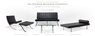 Barcelona Designs offers one-day 10% discount to their award-winning Barcelona collection