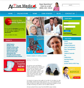 Medical Supply Website