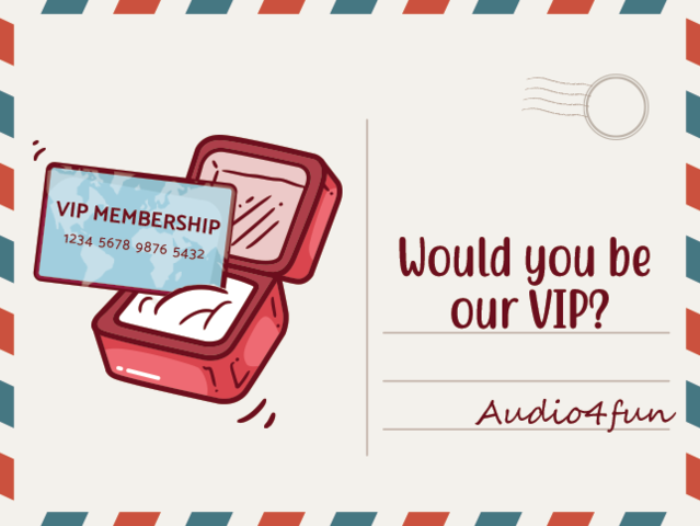 This Valentine's Day, anyone can become a VIP of Audio4fun and also make a unique gift for their loved one