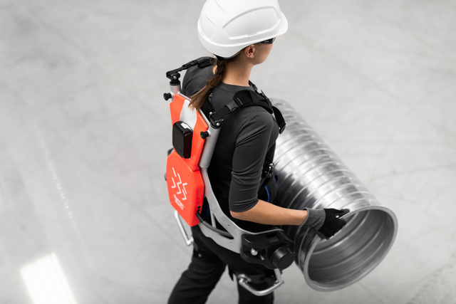 The German Bionic Cray X robotic exoskeleton is a human-machine system that combines human intelligence with machine power, by supporting and strengthening the wearer's movements.