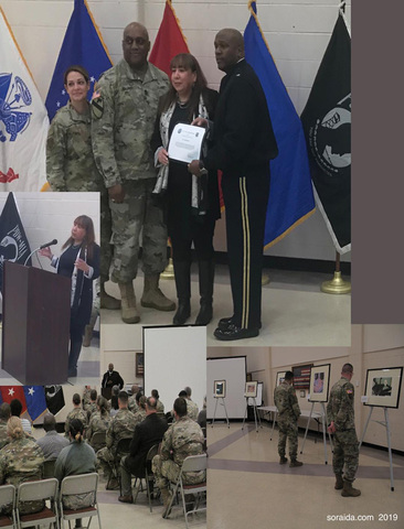 Visionary Women: Champions of Peace & Nonviolence Observance with Soraida Martinez Verdadism Exhibition at NJ National Guard.