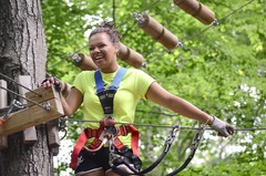 A climb at The Adventure Park is exhilarating fun. Doubly more so when knowing your climb will mean a new tree is planted in a National Forest.