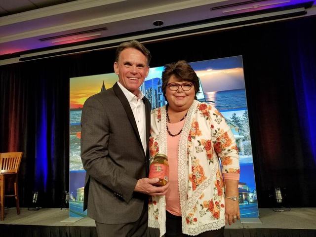 Macomb County Executive Mr. Mark Hackel presenting at this year's Macomb County Business Awards banquet.<br />
Great Lakes Pickling Company is honored to be named 2019 Hidden Gem of Macomb County. 