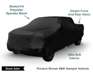 Introducing The All New Indoor Black Satin Shield Truck Cover From CarCovers.com
