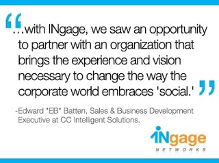 INgage Networks Leverages Implementation Excellence of CC Intelligent Solutions in  Newly Formed Partnership 
