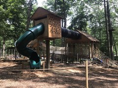 The new Adventure Playground at The Adventure Park at Long Island is a wonderland of climbing for children age 3 - 6 years old.