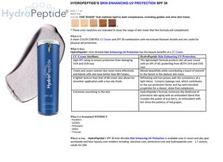 HydroPeptide's Skin Enhancing UV Protection SPF 30: One Shade That Truly Fits All
