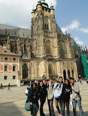 Students in Prague - Czech Republic