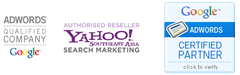 Google Adwords Certified, Yahoo Reseller
