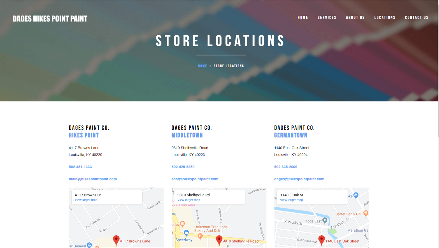 Fourth Generation Family Owned Business, Dages Hikes Point Paint and