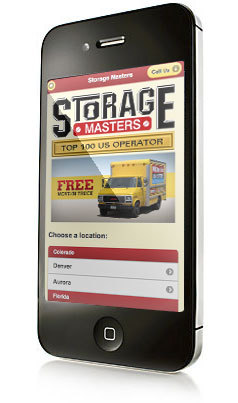 Storage Masters Mobile Website