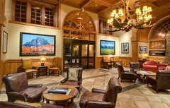 The Lobby of the Wyoming Inn in Jackson, Wyoming