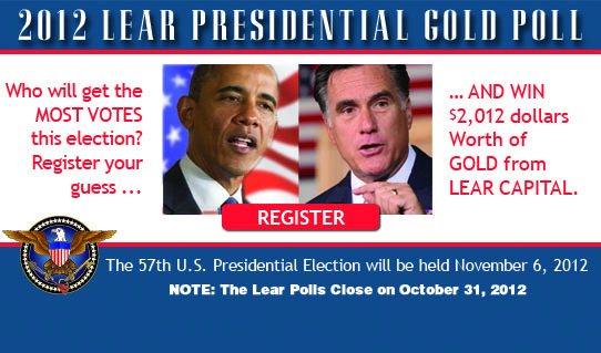 Lear Capital Presidential Gold Poll - 2012