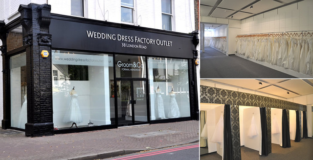 The new London branch of the Wedding Dress Factory Outlet
