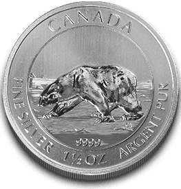 The 1.5 Ounce Silver Polar Bear Coin