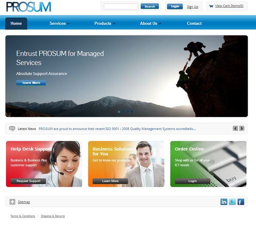 Prosum Website