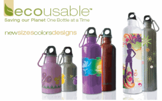 EcoUsable's Stainless Steel Bottles Featured on Martha Stewart TV Show & Website