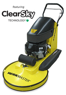 WerkMaster Launches New Safety Conscious Stealth Propane Burnisher with Dust Collection