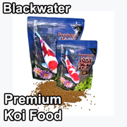 One of Many Koi foods developed by the owners of Blackwater Creek Koi Farms Inc 