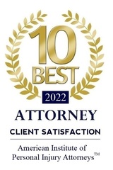 Richard M. Kenny, Esq., receives the 10 Best Personal Injury Law Attorney 2022 award from the American Institute of Pers…