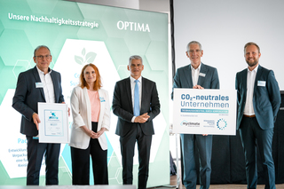 Climate neutrality at German locations in OPTIMA's anniversary year