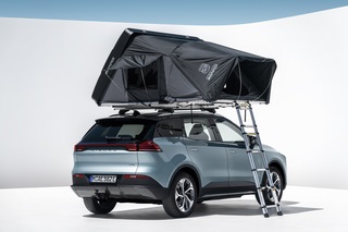 Unlimited freedom: Aiways U5 SUV becomes a sustainable microcamper with roof tent