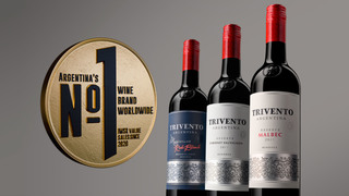Bodega Trivento is identified as the best-selling Argentinian wine brand worldwide for the second year in a row