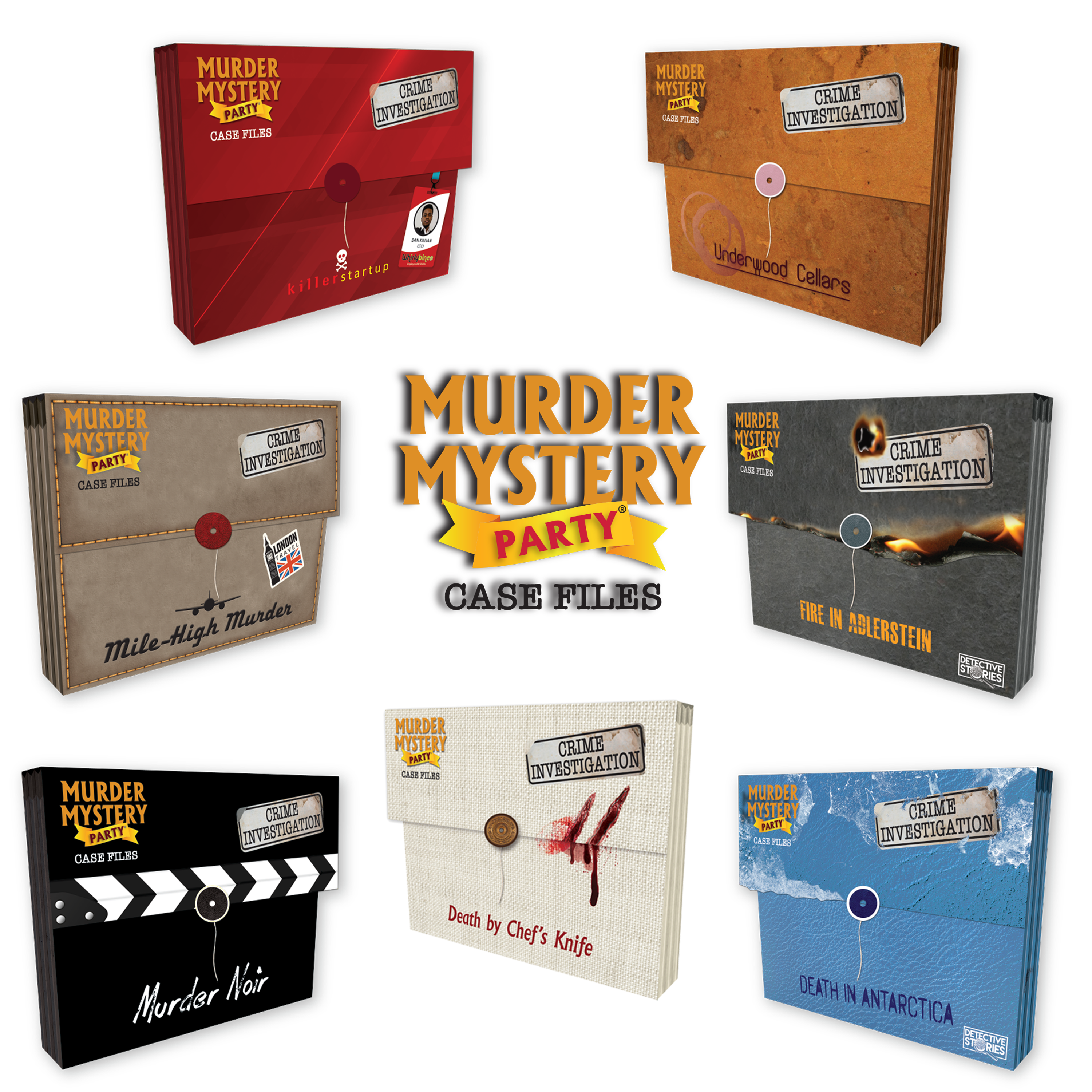 Murder Mystery Case Files Death in Antarctica Game