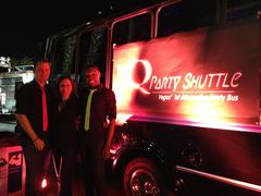 The Q Party Shuttle team.